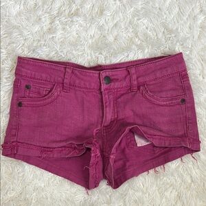 Women's Purple Denim Shorts | Purple Shorts | Denim Shorts | Forever 21